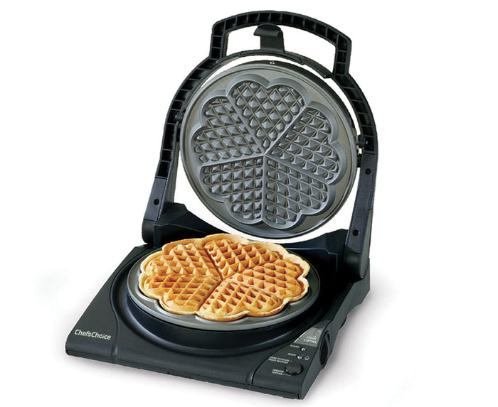Chef'sChoice WafflePro Traditional Five-of-Hearts Waffle Maker